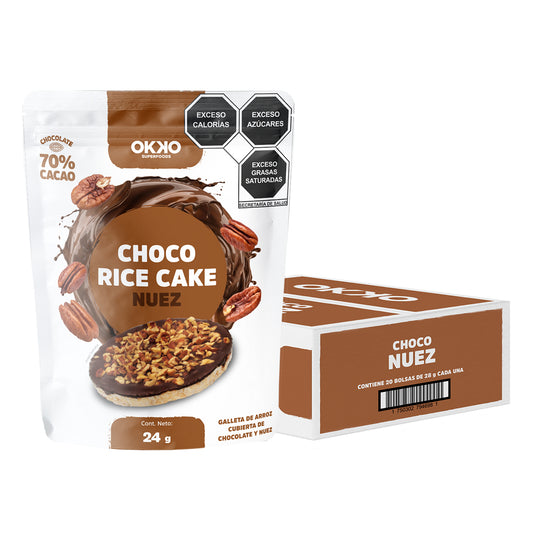 Choco Rice Cake Nuez 24g