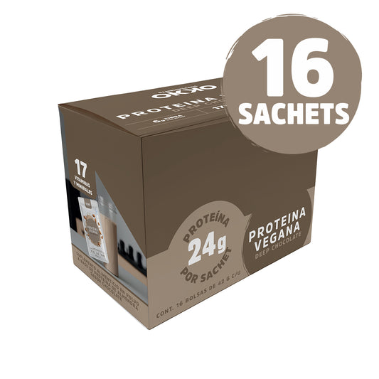 Sachets Proteína Vegana Deep Chocolate 42 g