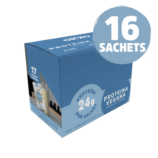 Sachets Proteína Vegana Deep Vainilla 42 g